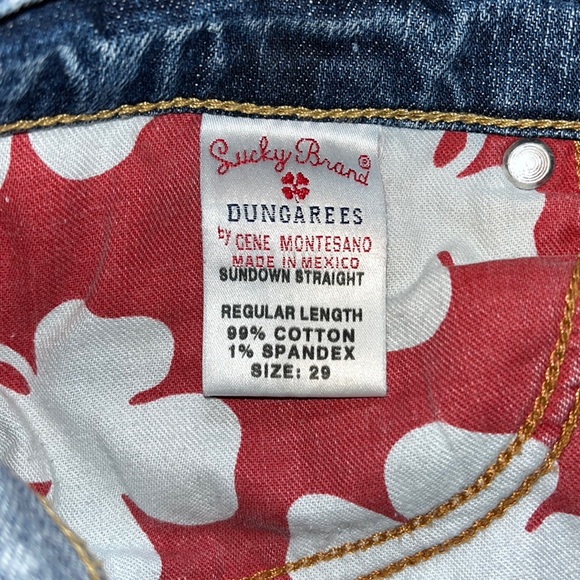☘️ LUCKY BRAND Dungarees Sundown Straight Jeans - Picture 9 of 10